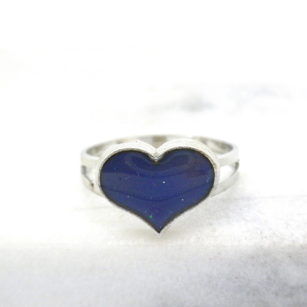 Heart Bohemian Quality Mood Ring Adjustable